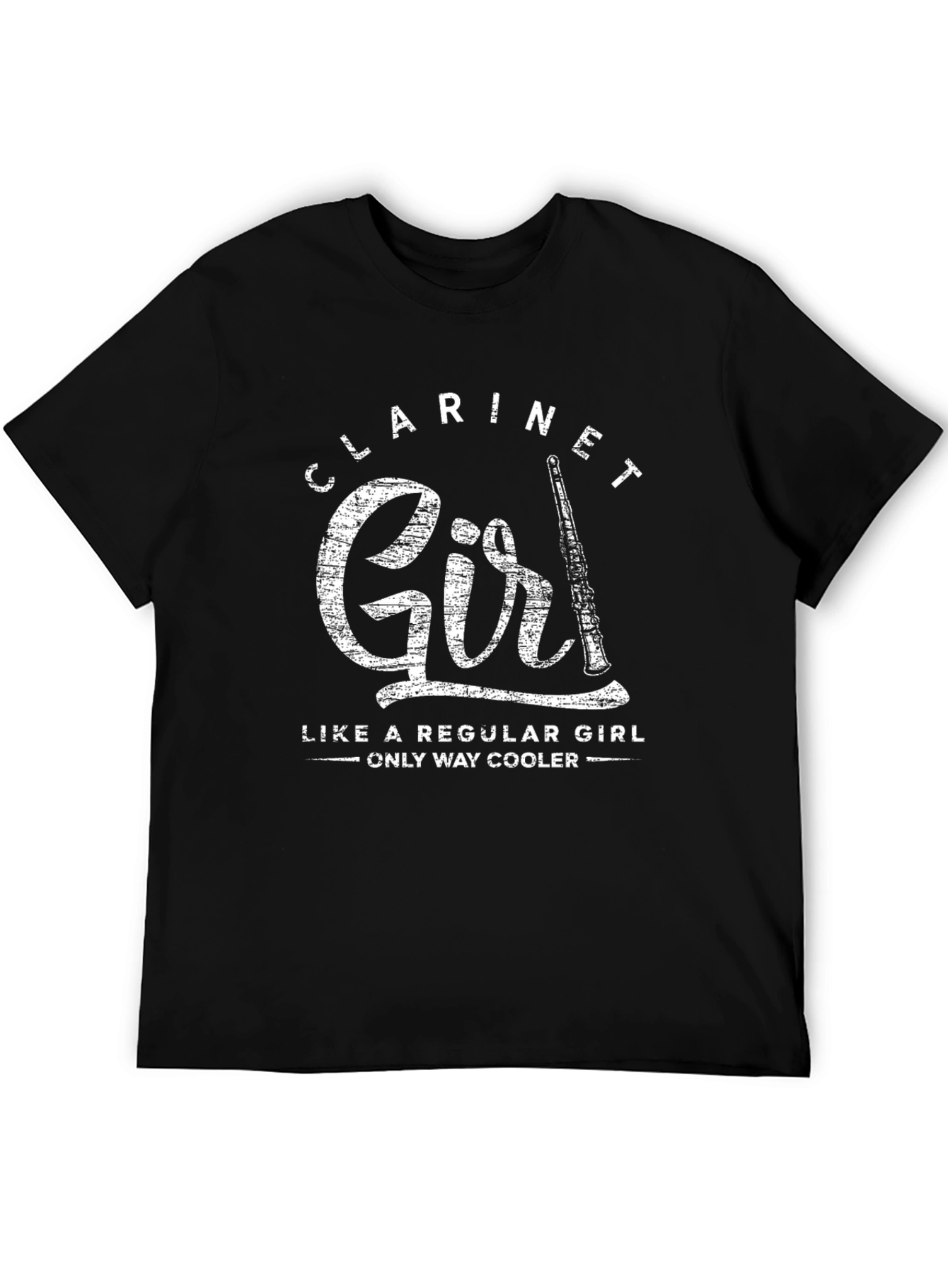 Clarinet Girl T-Shirt - Musician Gift