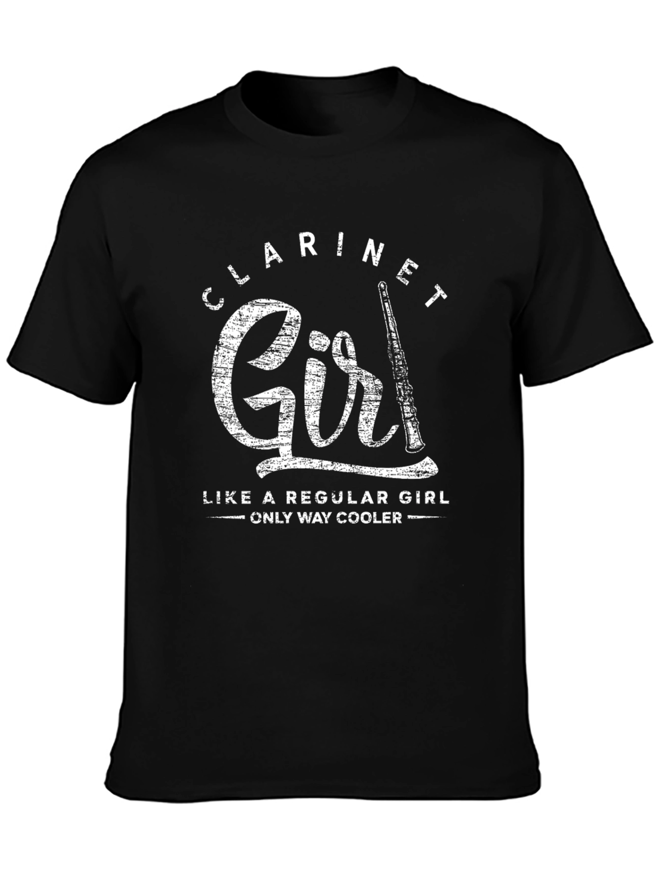 Clarinet Girl T-Shirt - Musician Gift