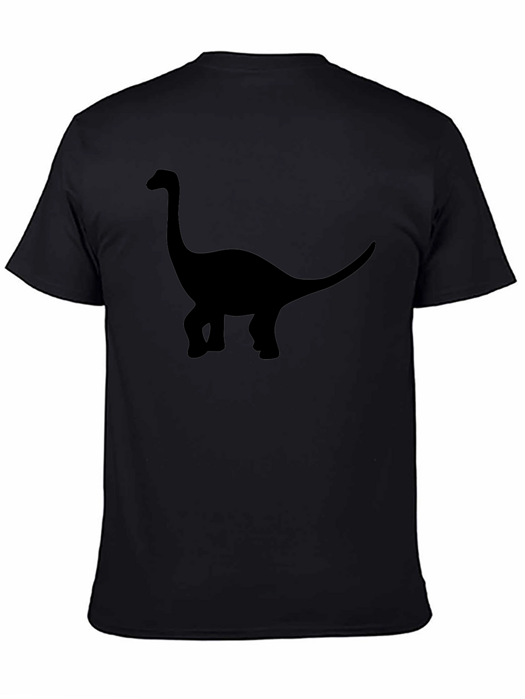 Dinosaur Silhouette Graphic T-Shirt - Casual Style