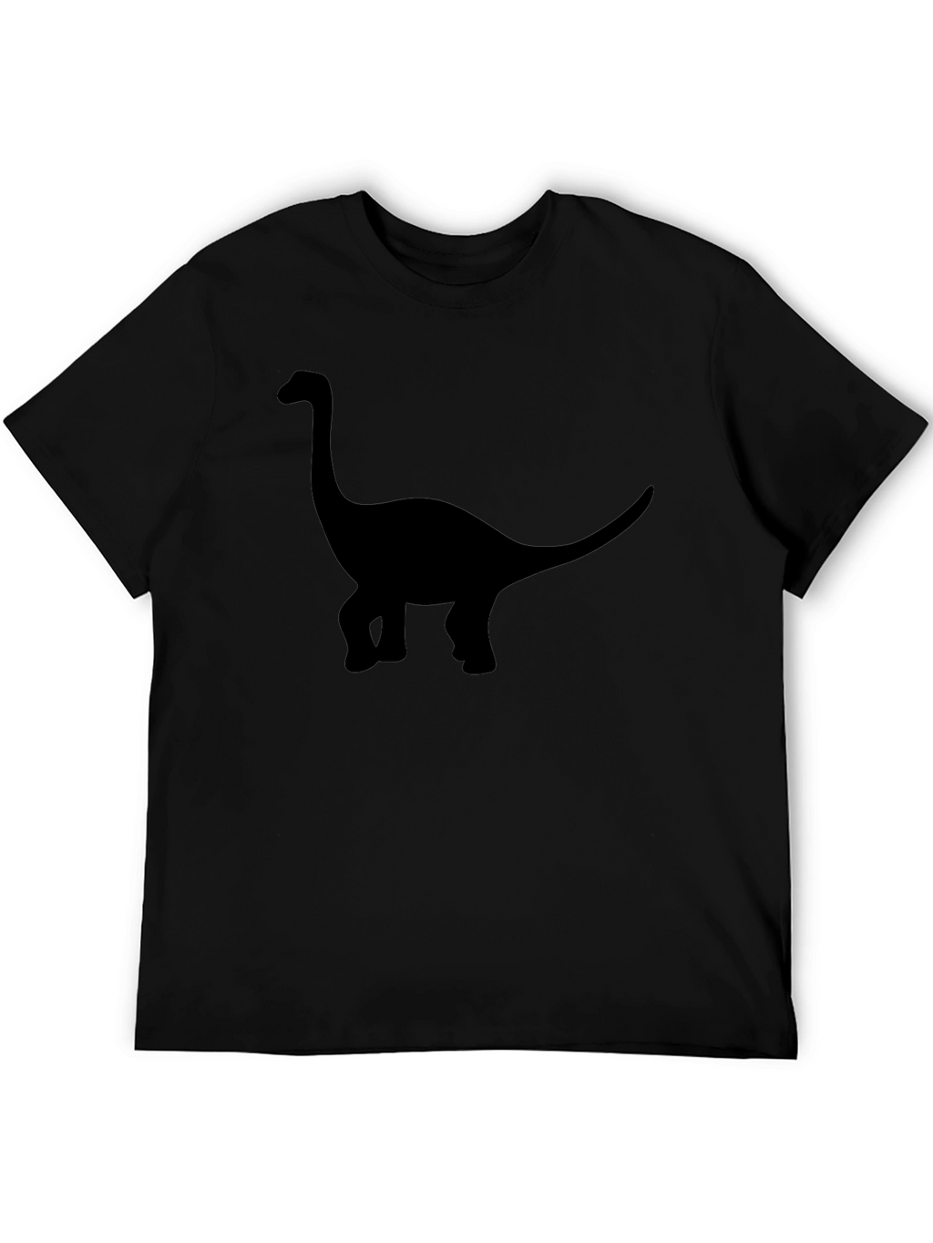 Dinosaur Silhouette Graphic T-Shirt - Casual Style