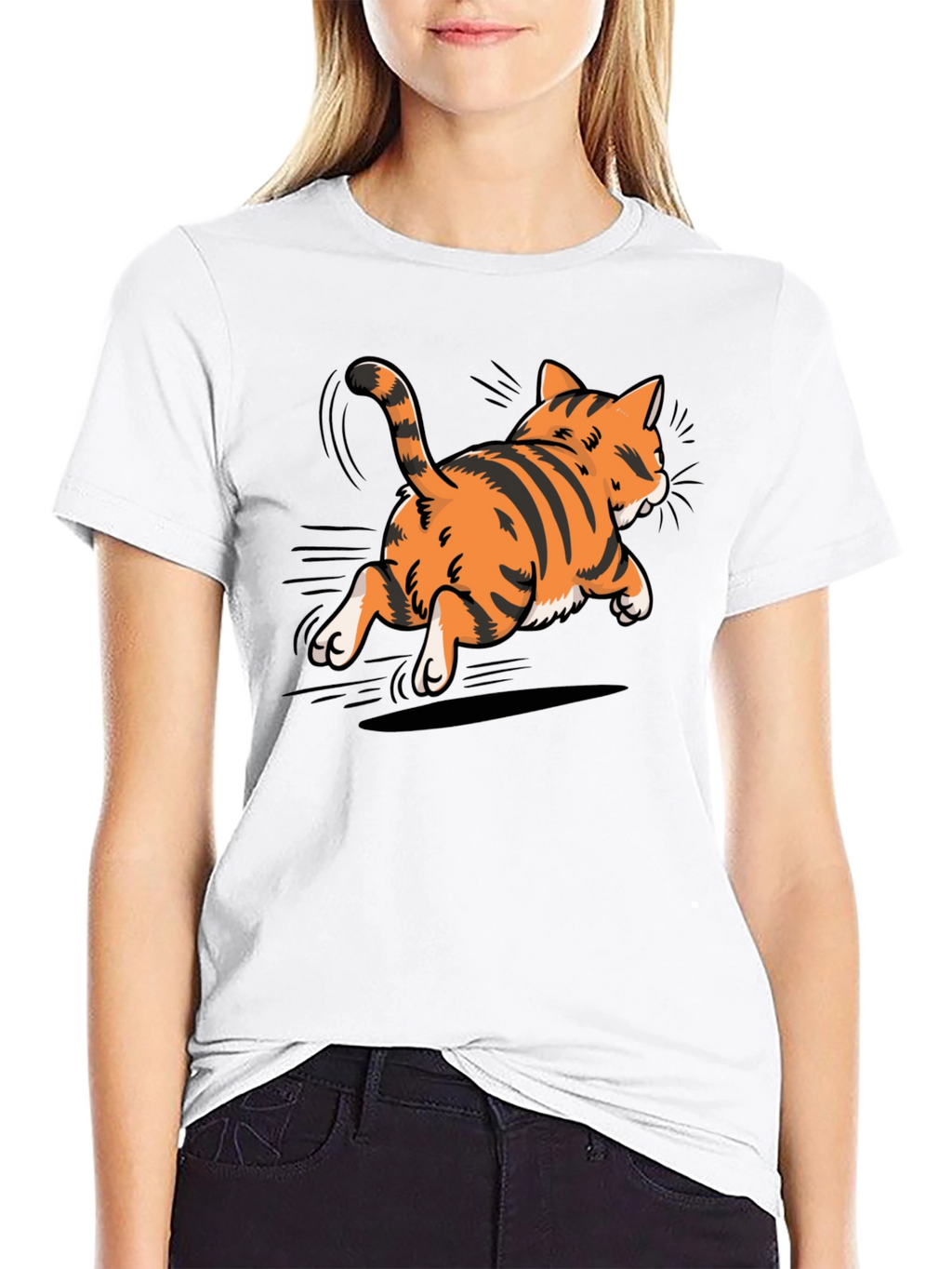 Cool Cat Graphic Tee - Black T-Shirt