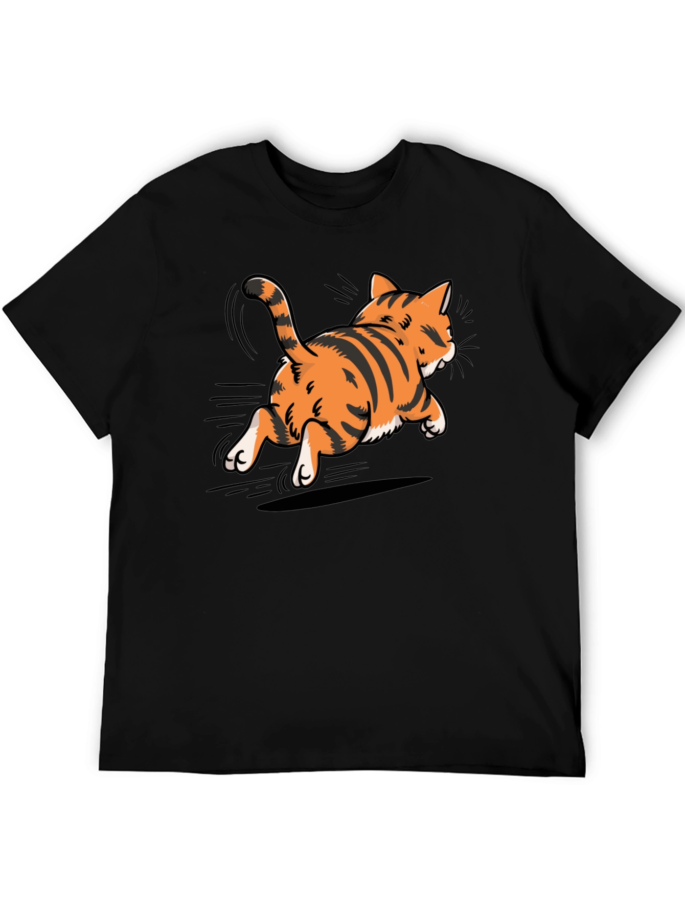Cool Cat Graphic Tee - Black T-Shirt