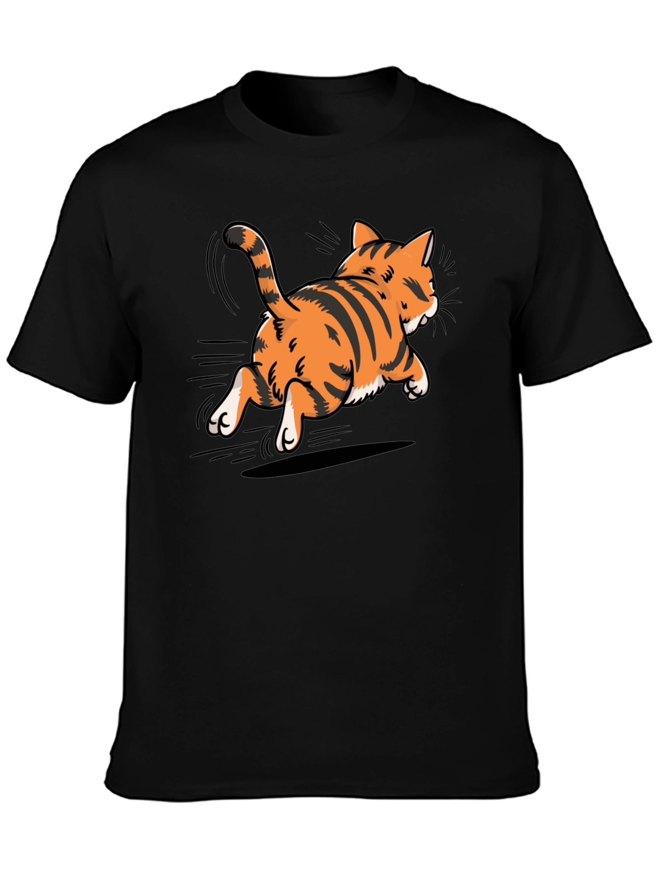 Cool Cat Graphic Tee - Black T-Shirt