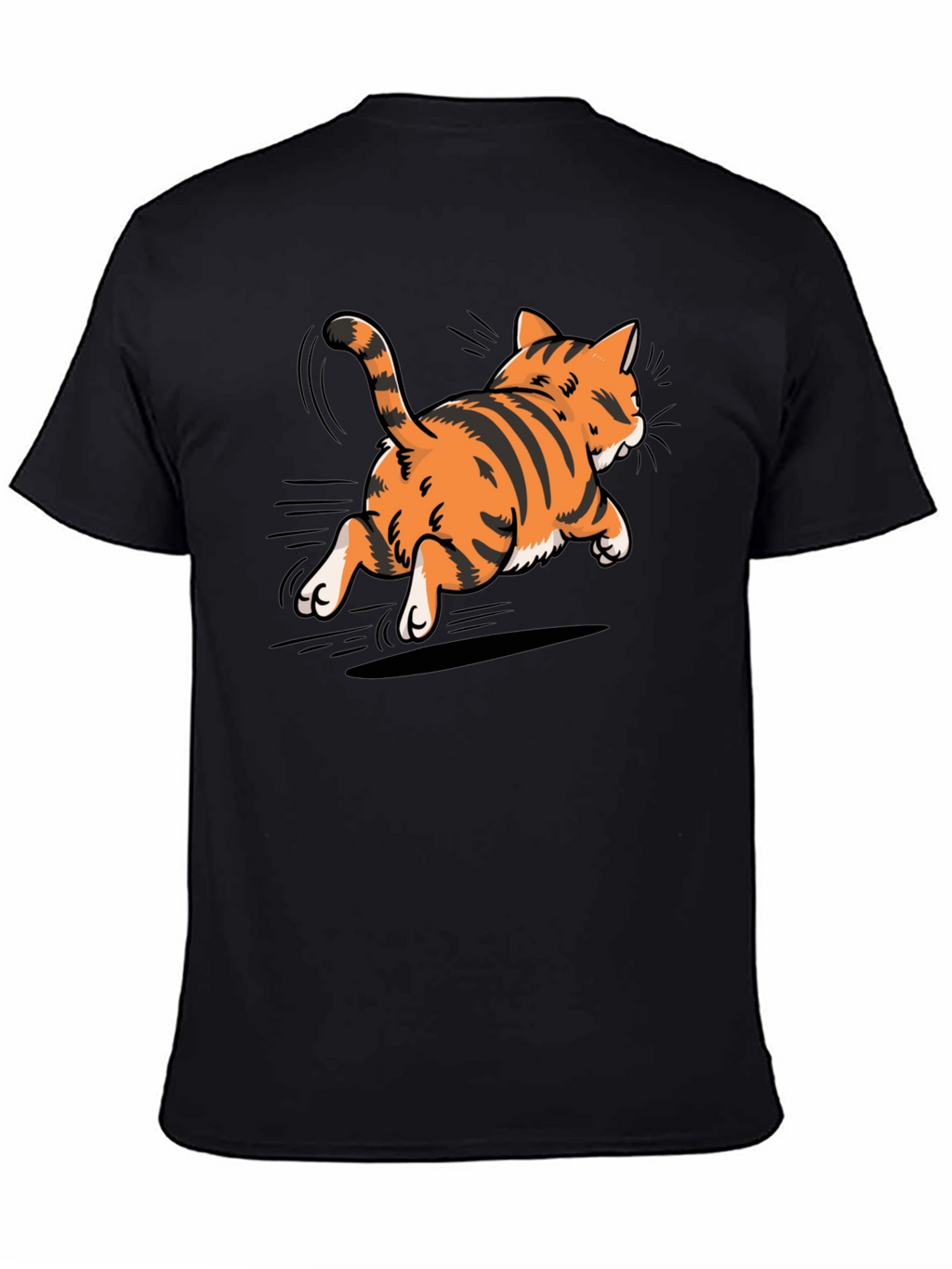 Cool Cat Graphic Tee - Black T-Shirt