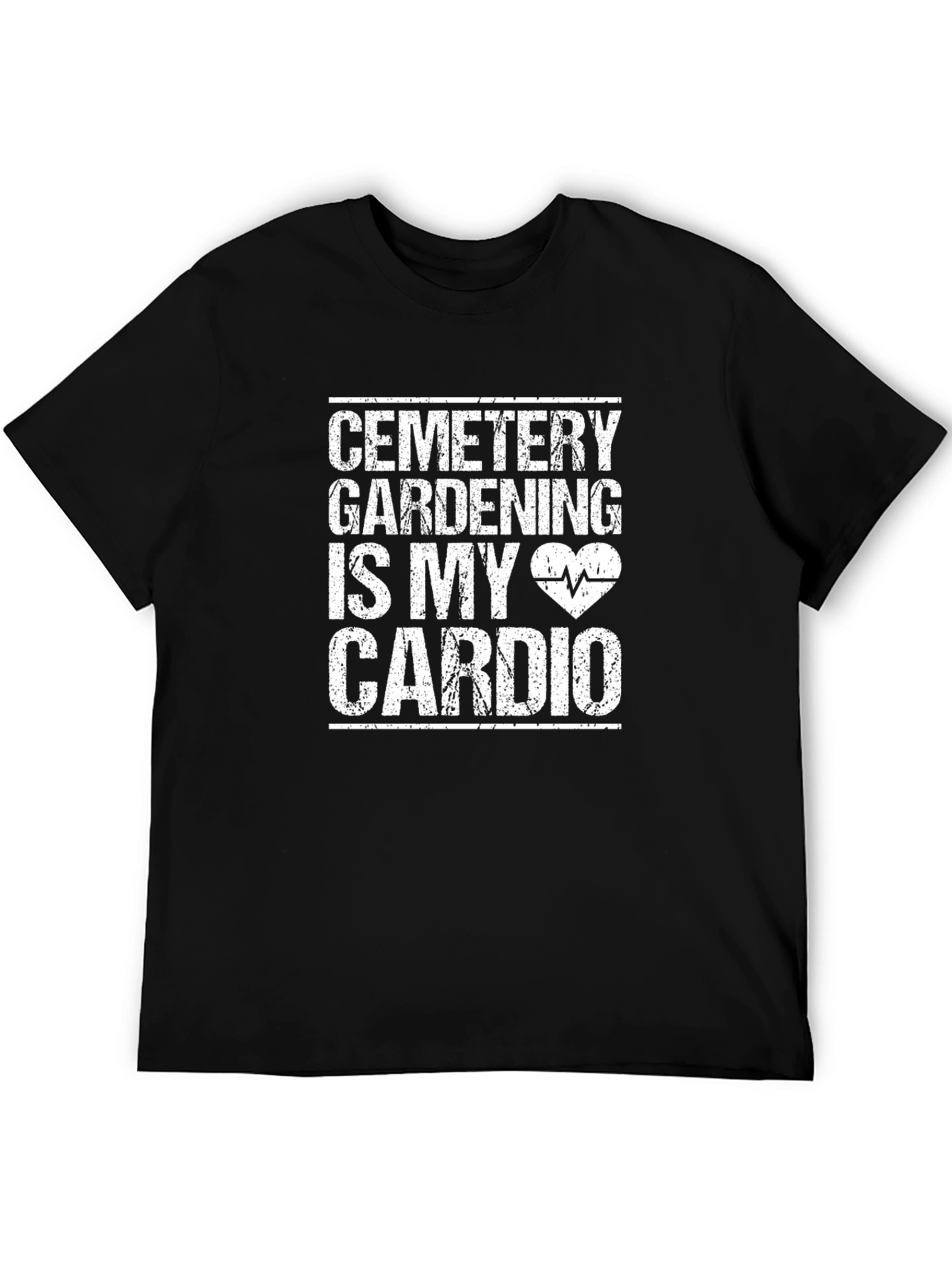Cemetery Gardening T-Shirt - Cardio Funny Graphic Tee