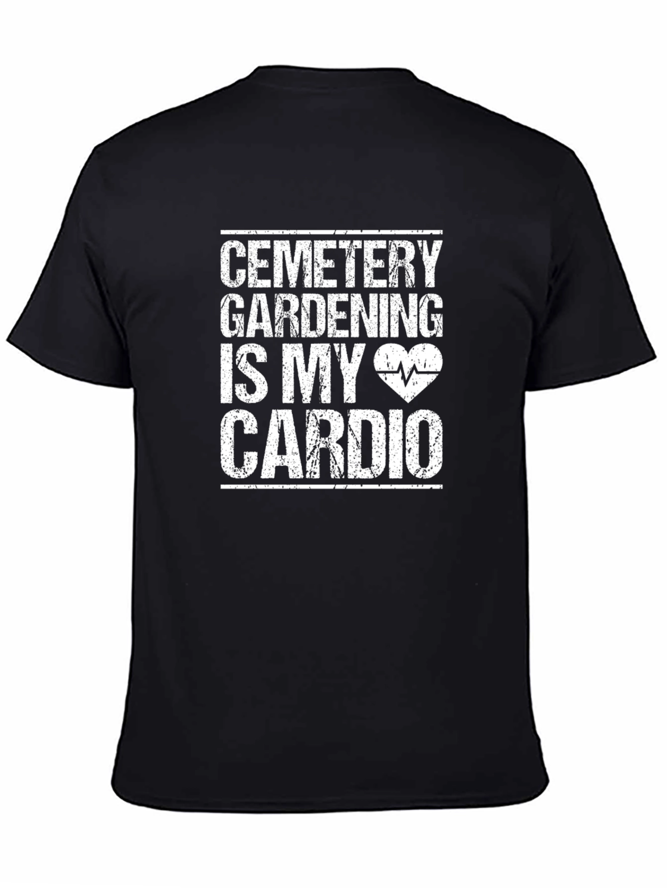 Cemetery Gardening T-Shirt - Cardio Funny Graphic Tee