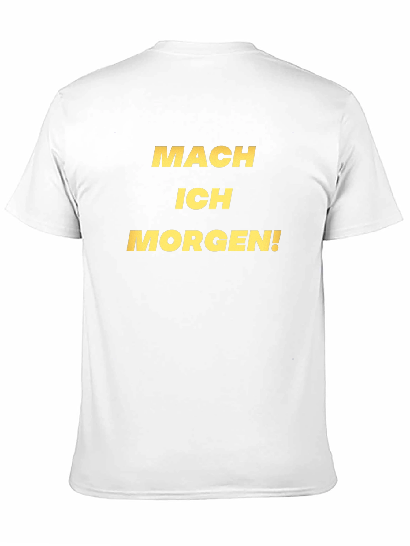 Mach Ich Morgen! Black Graphic Tee