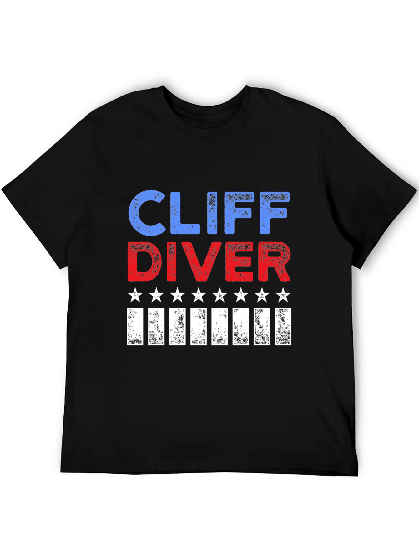 Cliff Diver Patriotic T-Shirt