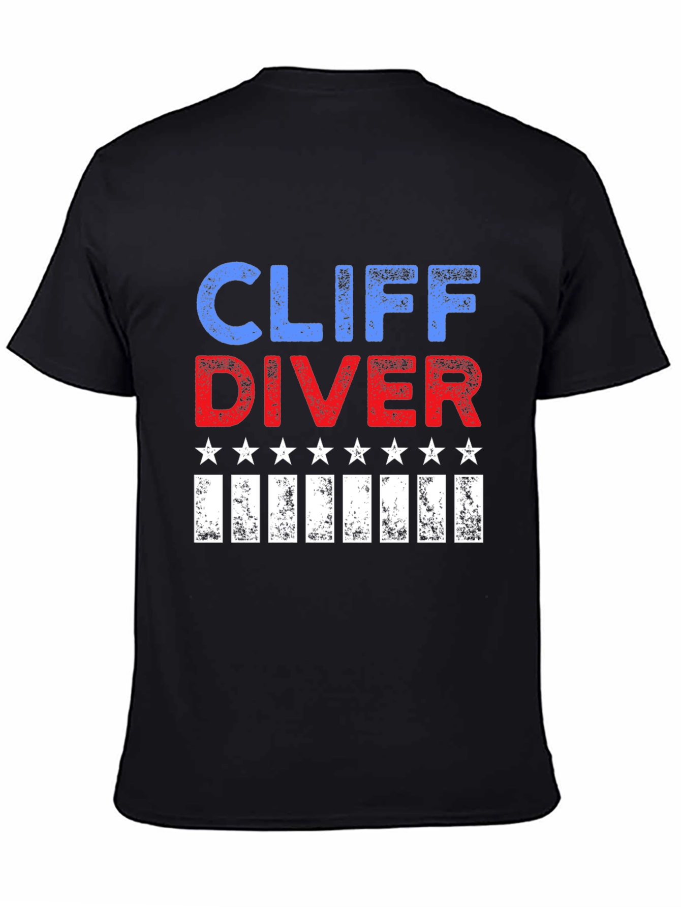 Cliff Diver Patriotic T-Shirt