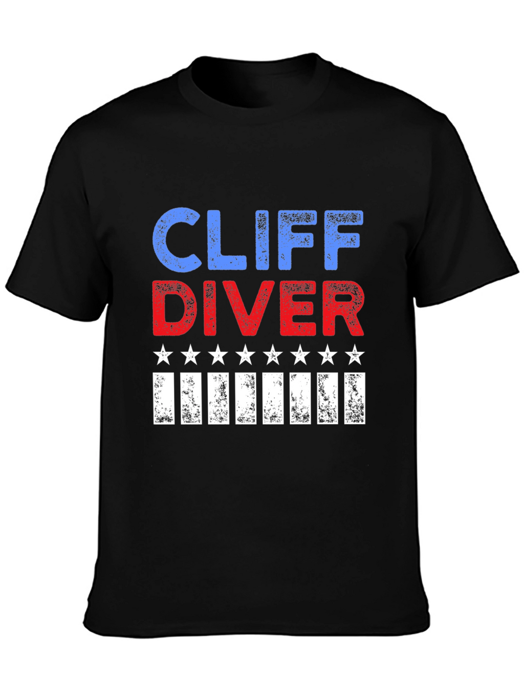 Cliff Diver Patriotic T-Shirt
