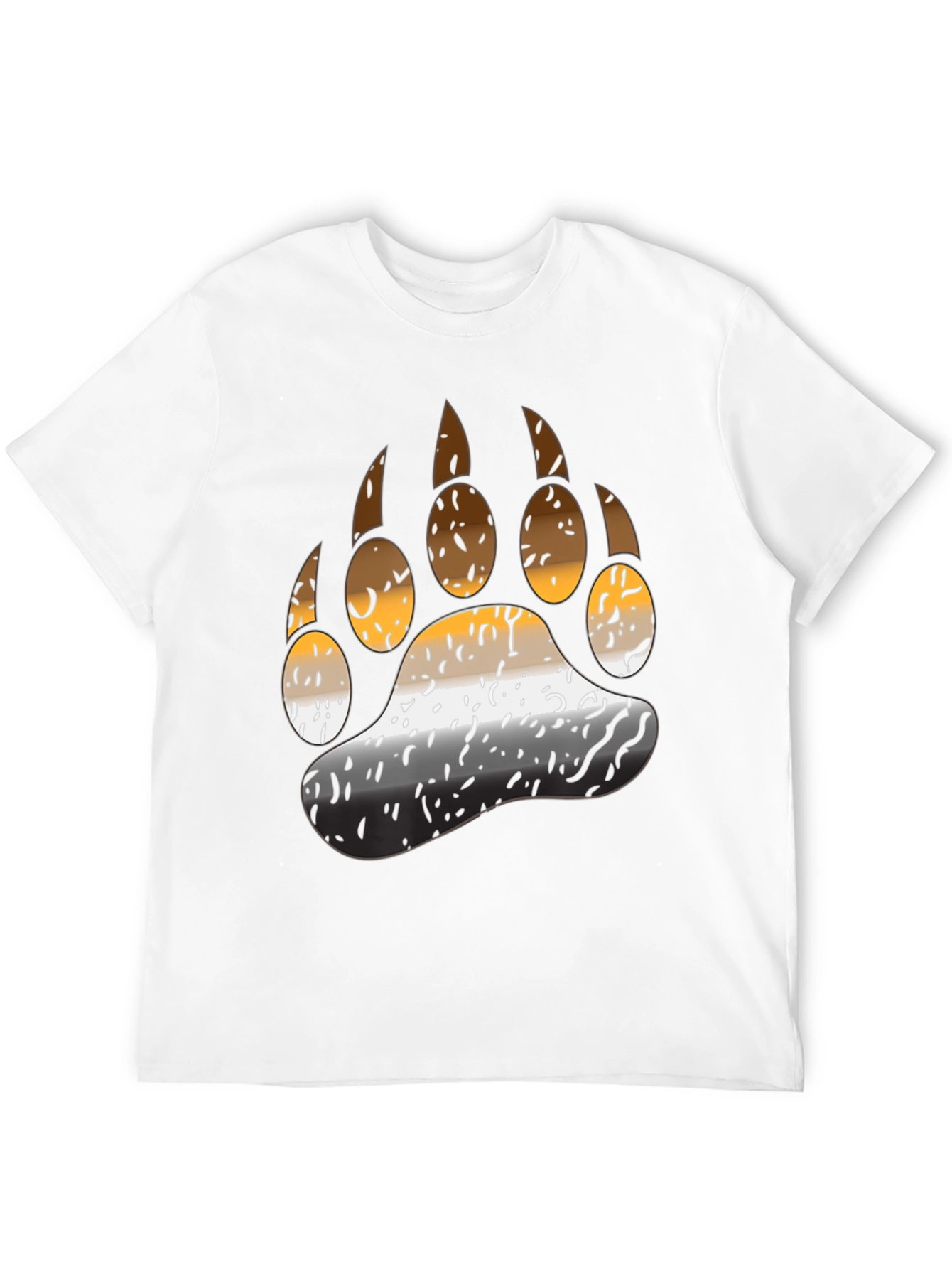 Bear Pride Paw T-Shirt - Black