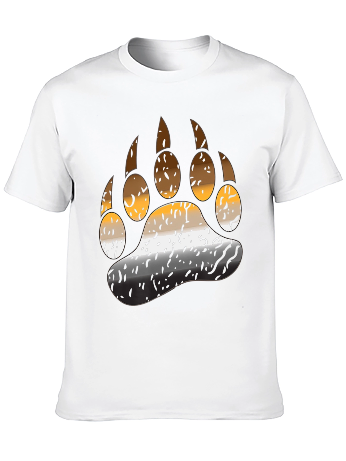 Bear Pride Paw T-Shirt - Black