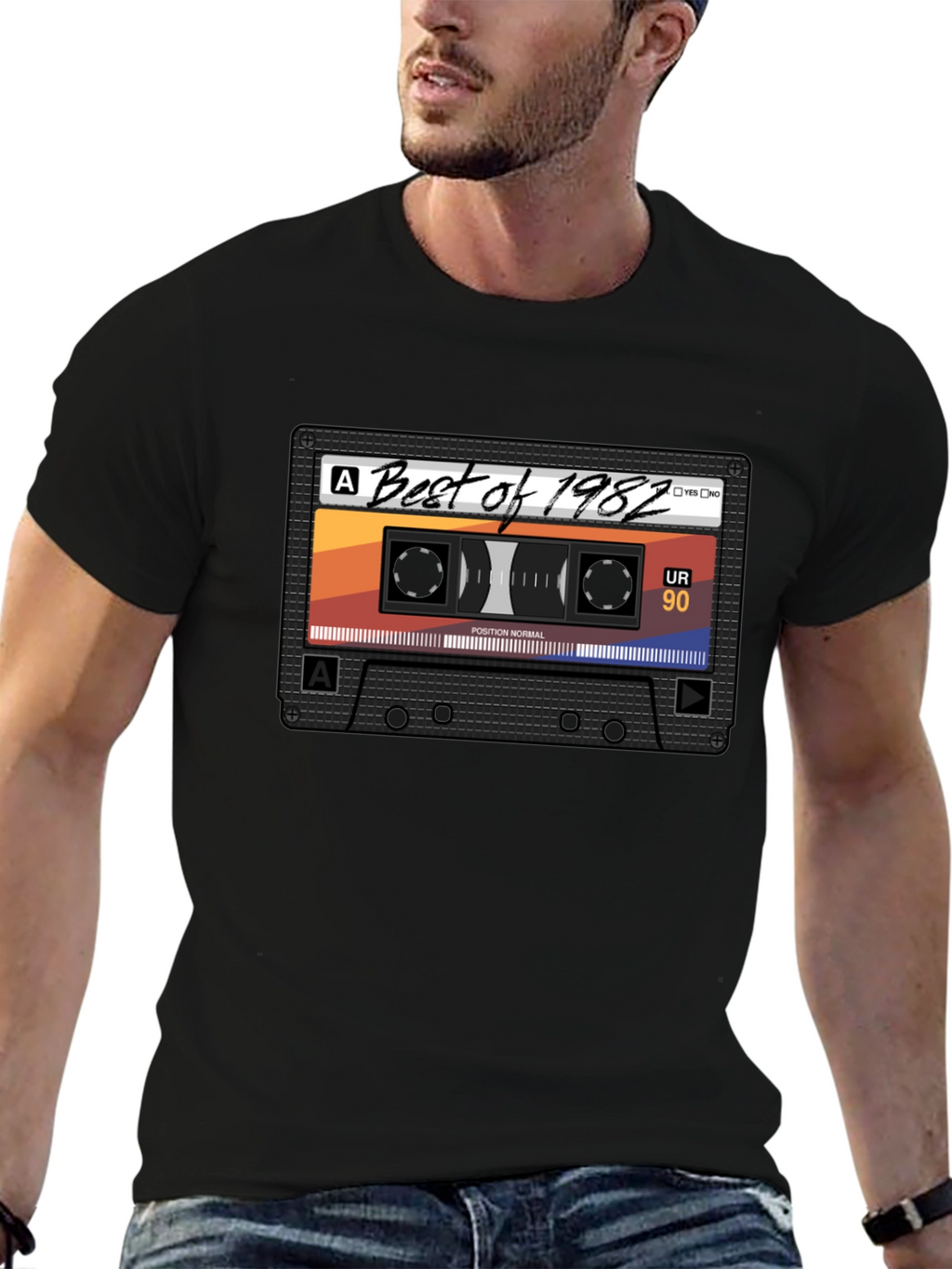 Best of 1982 Cassette Tape Graphic T-Shirt