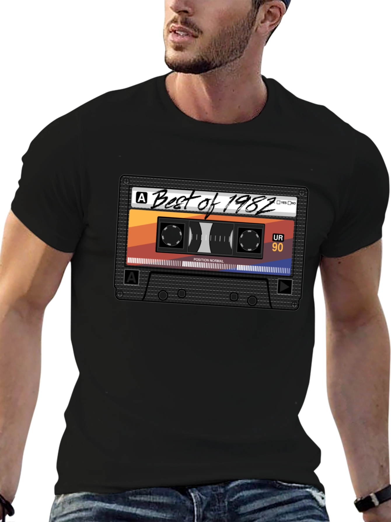 Best of 1982 Cassette Tape Graphic T-Shirt
