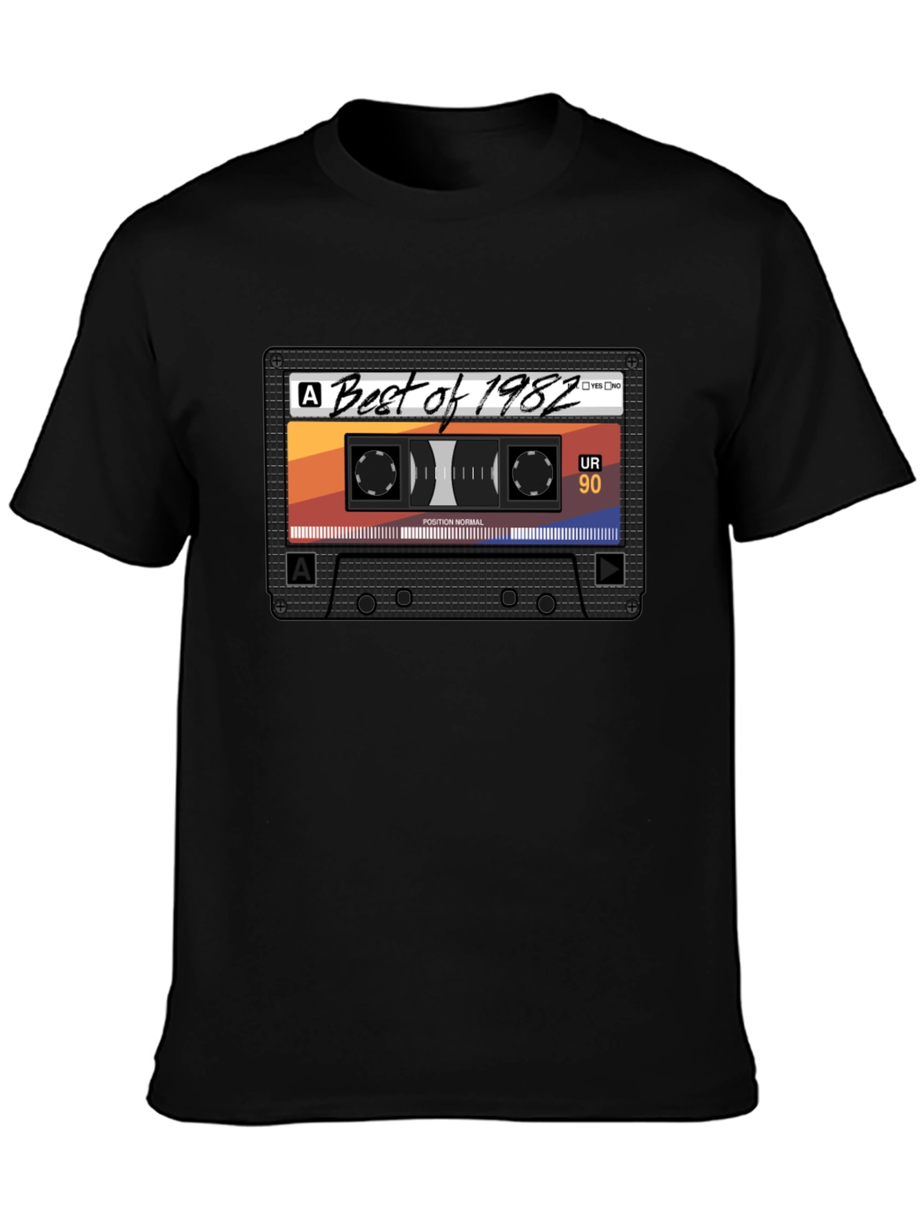 Best of 1982 Cassette Tape Graphic T-Shirt