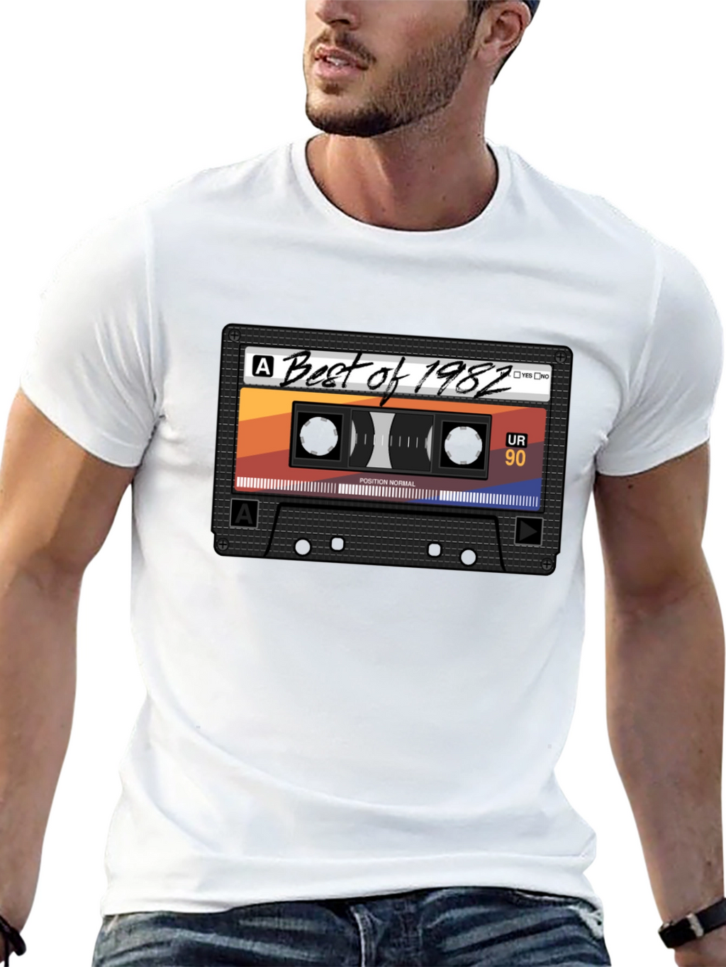 Best of 1982 Cassette Tape Graphic T-Shirt