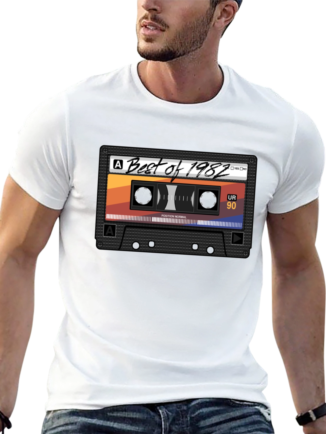 Best of 1982 Cassette Tape Graphic T-Shirt