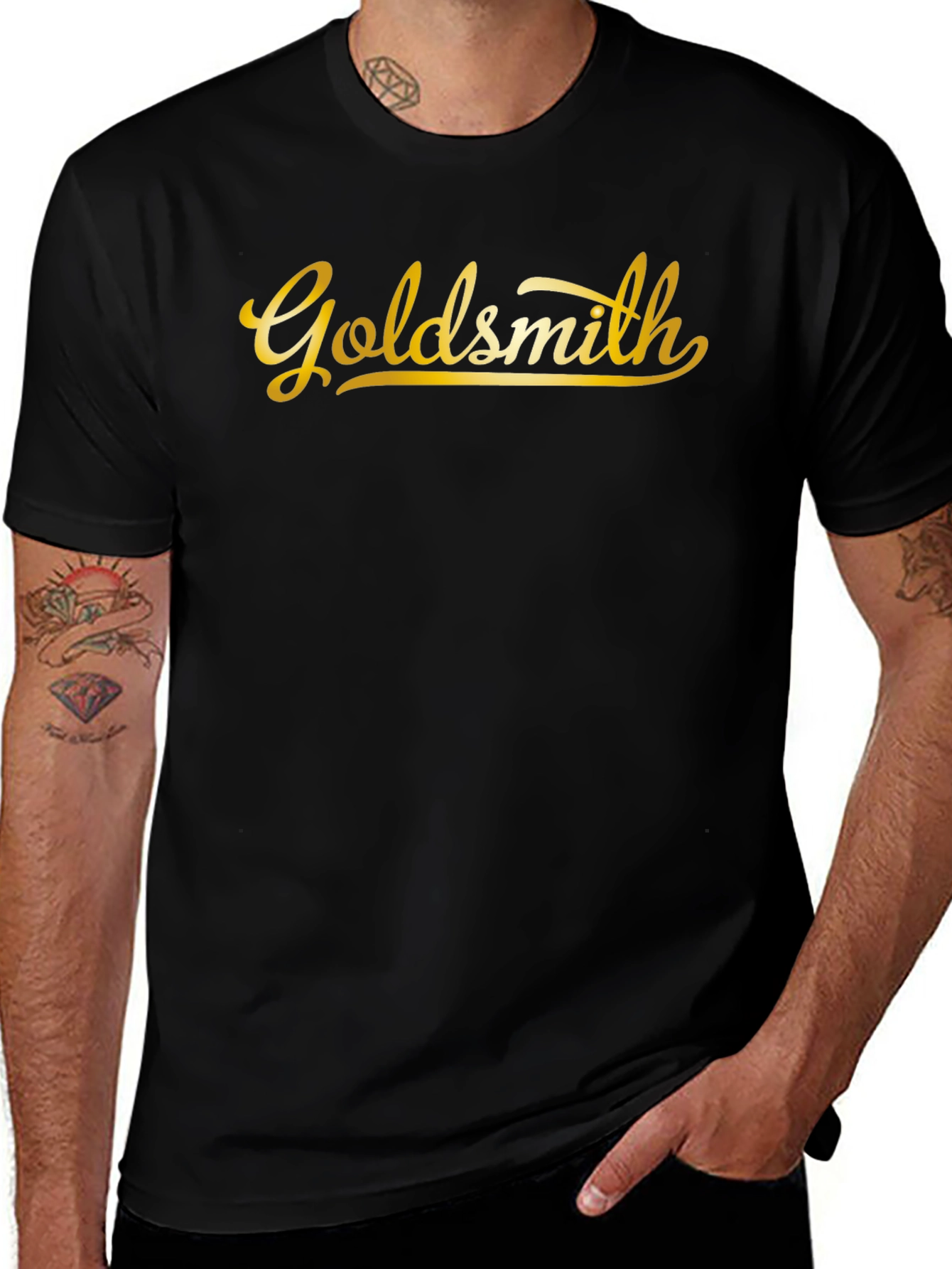 Goldsmith Graphic Tee - Stylish Black T-Shirt