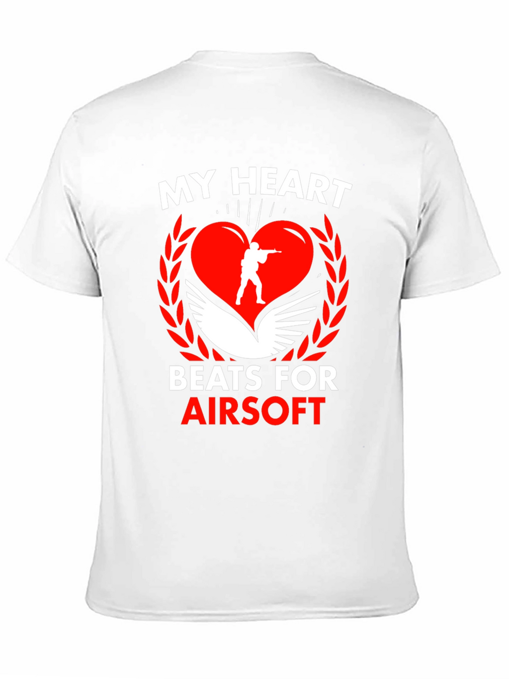 Airsoft Heart Graphic T-Shirt