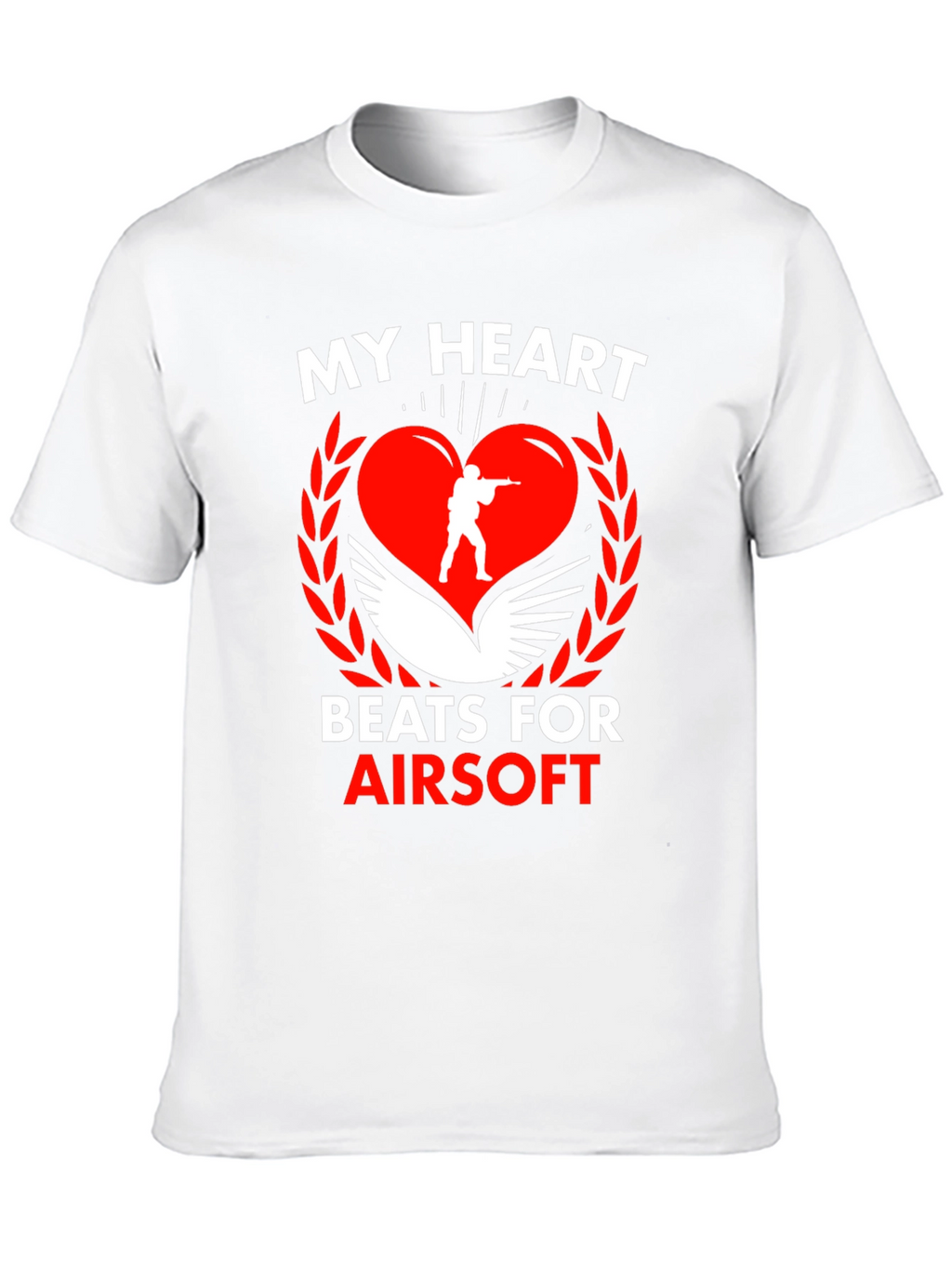 Airsoft Heart Graphic T-Shirt
