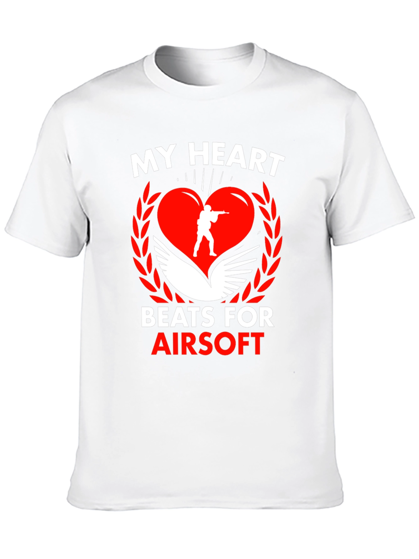 Airsoft Heart Graphic T-Shirt