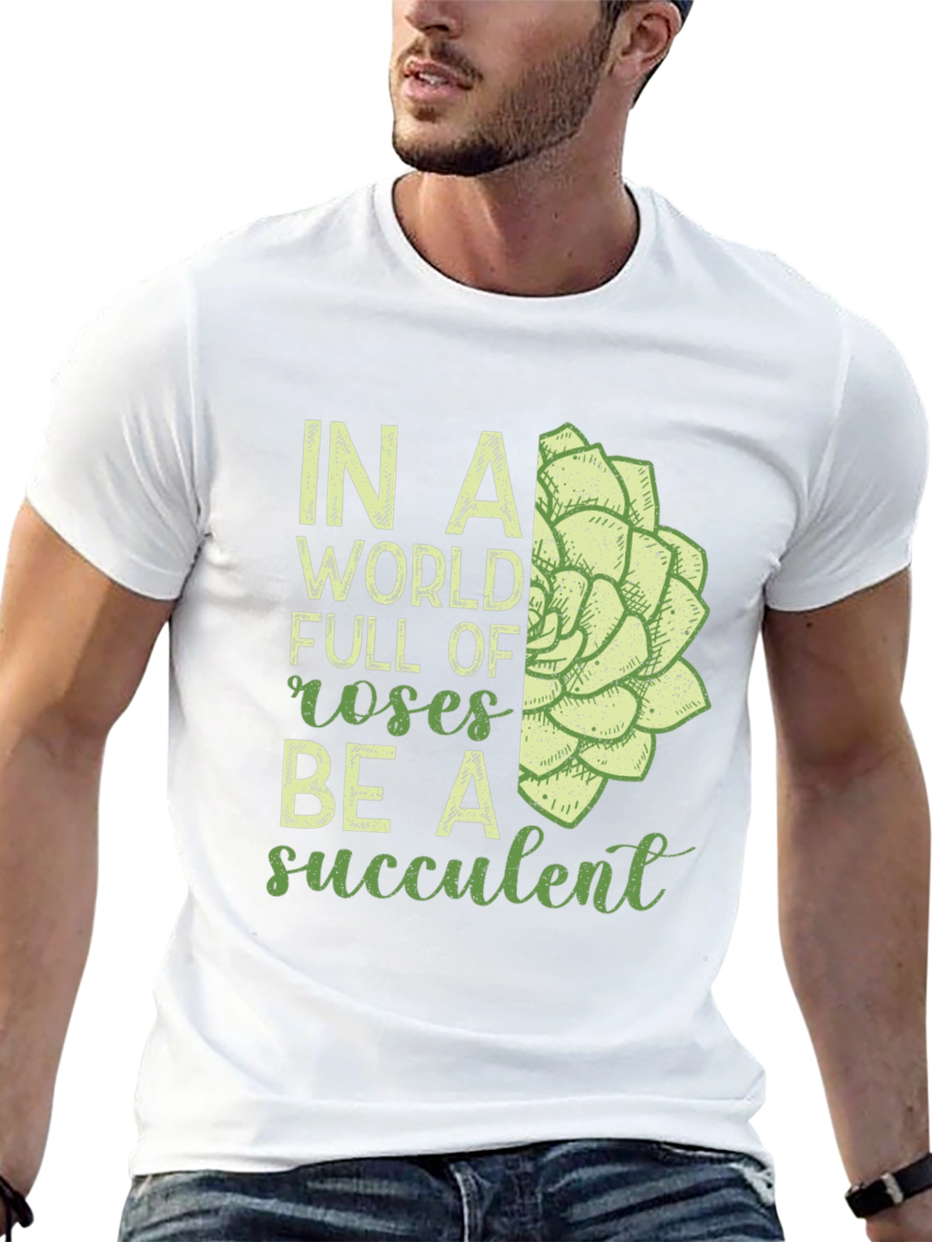 Be a Succulent T-Shirt - Unique Graphic Tee