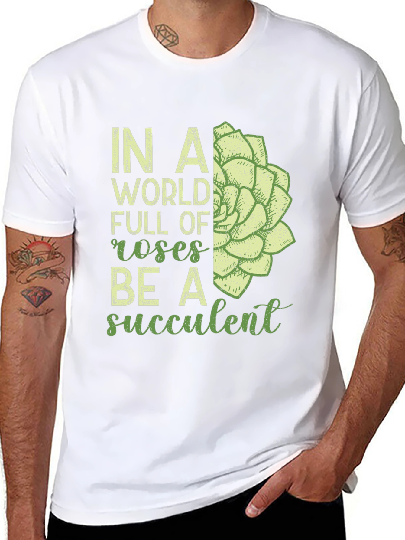 Be a Succulent T-Shirt - Unique Graphic Tee