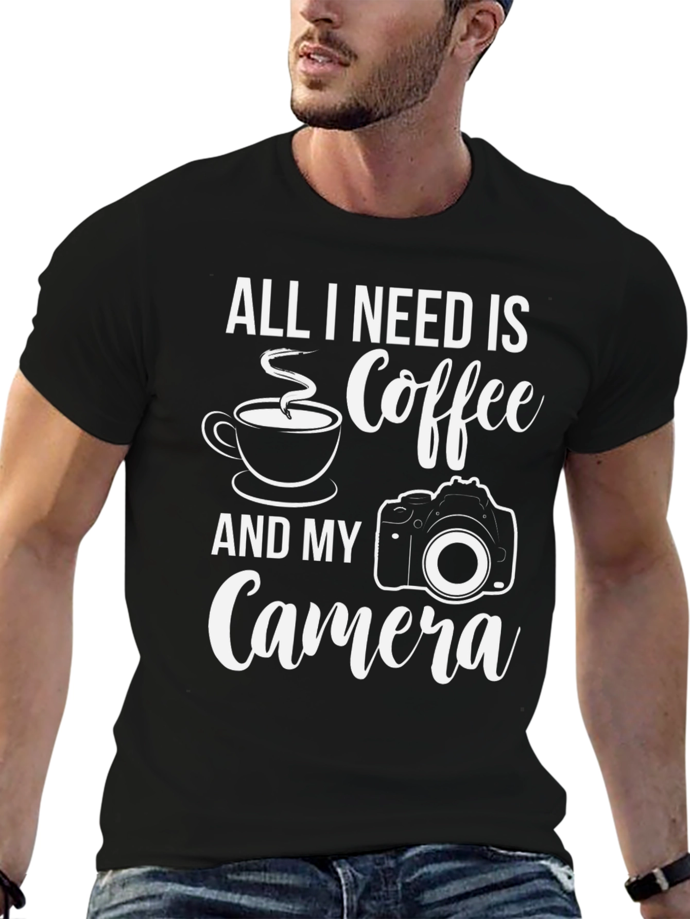 Coffee and Camera Graphic Tee - Photographers Dream