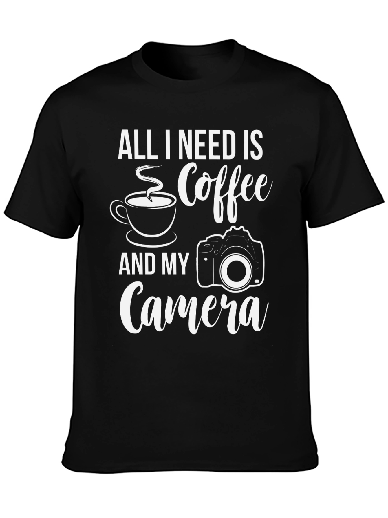 Coffee and Camera Graphic Tee - Photographers Dream