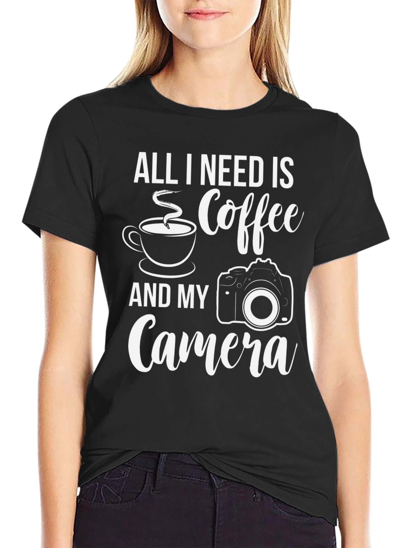 Coffee and Camera Graphic Tee - Photographers Dream