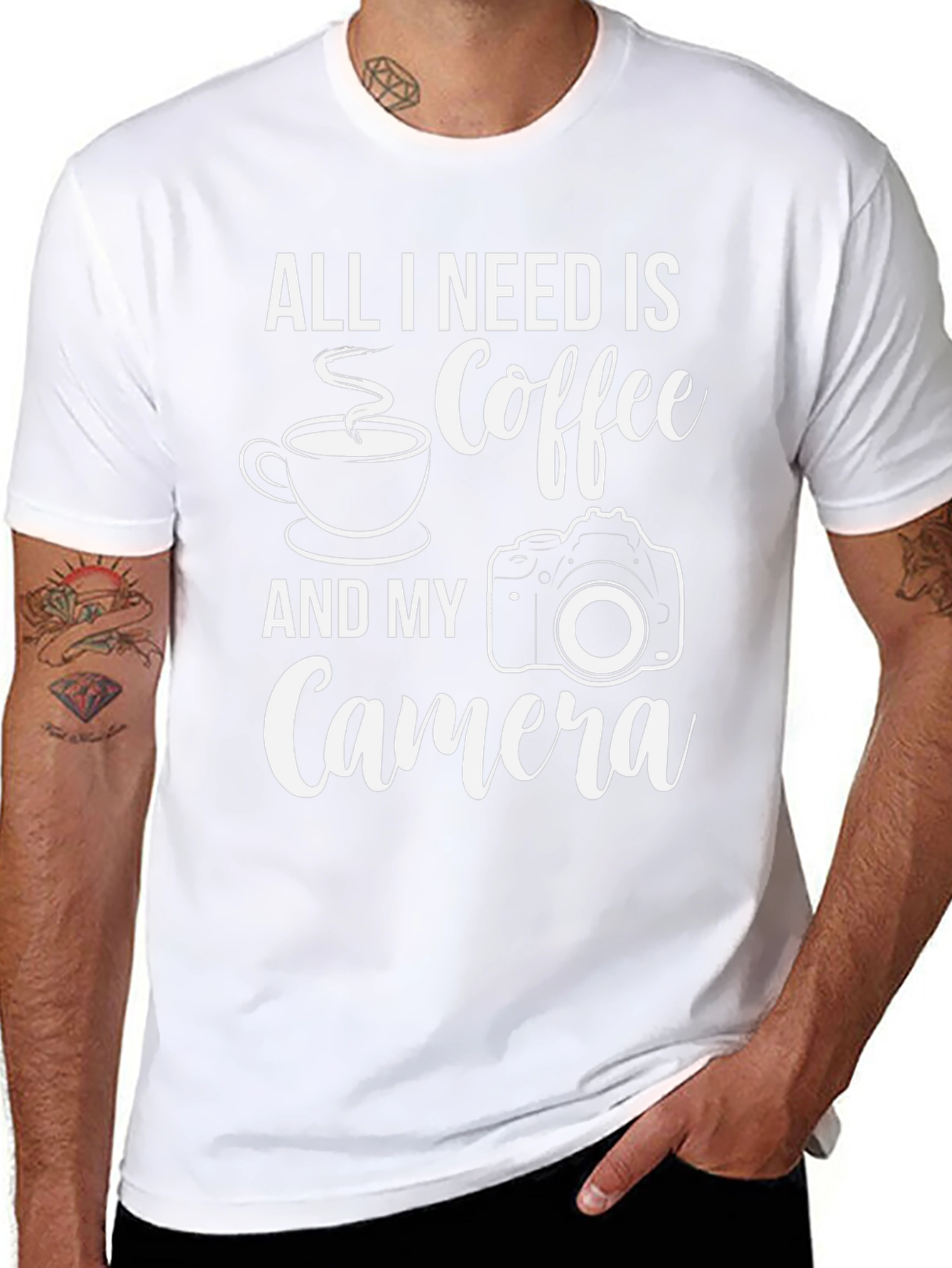 Coffee and Camera Graphic Tee - Photographers Dream