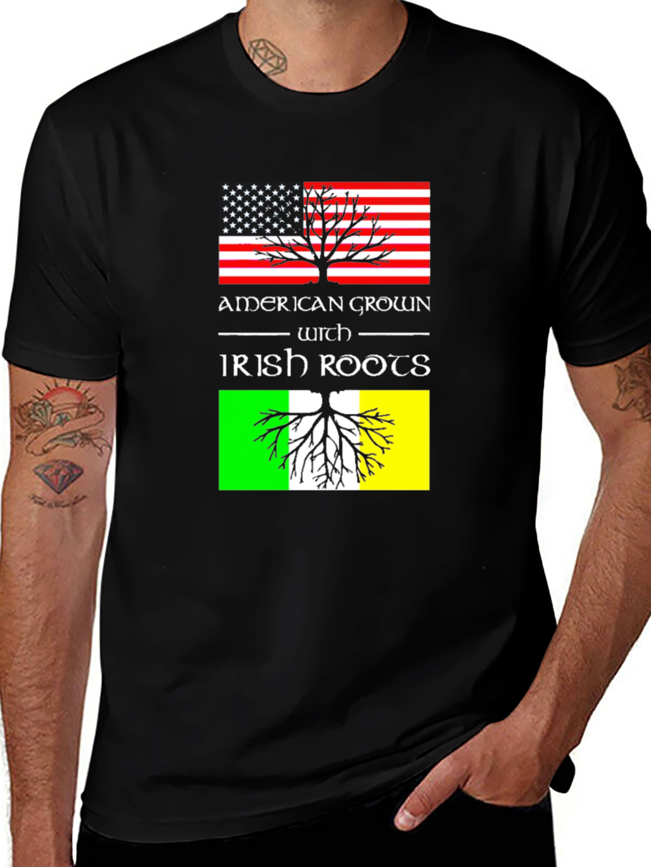 American Grown with Irish Roots T-Shirt