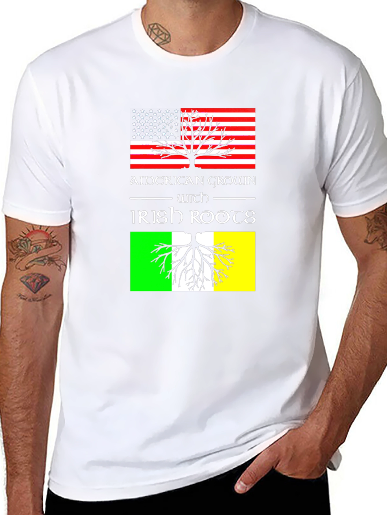 American Grown with Irish Roots T-Shirt