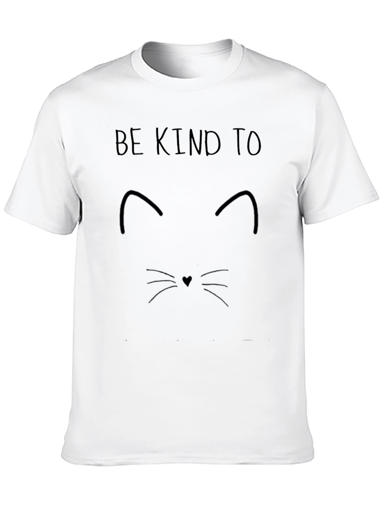 Be Kind to Cats Black T-Shirt