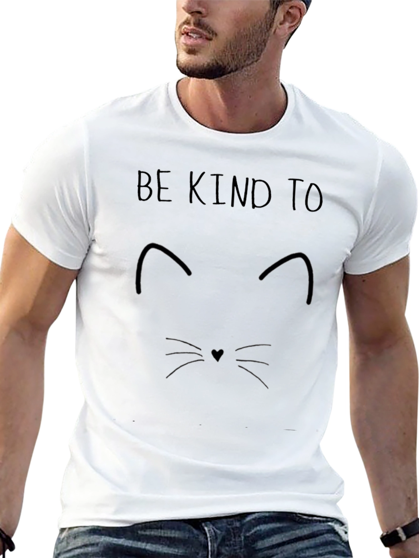 Be Kind to Cats Black T-Shirt