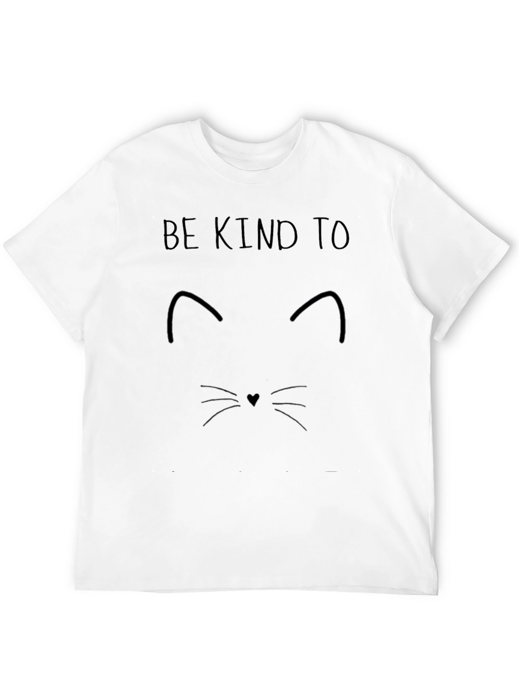 Be Kind to Cats Black T-Shirt