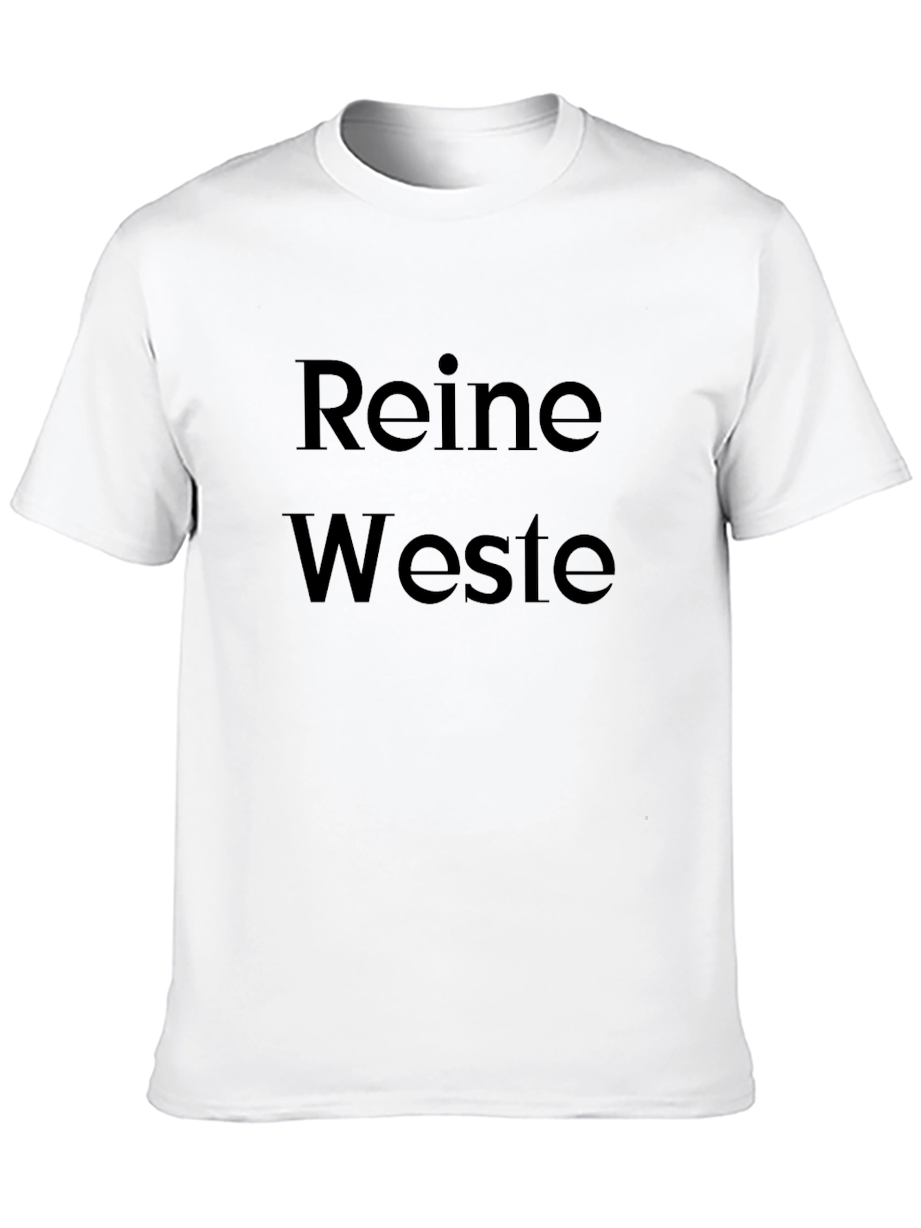 Reine Weste T-Shirt - Classic Black Cotton Tee
