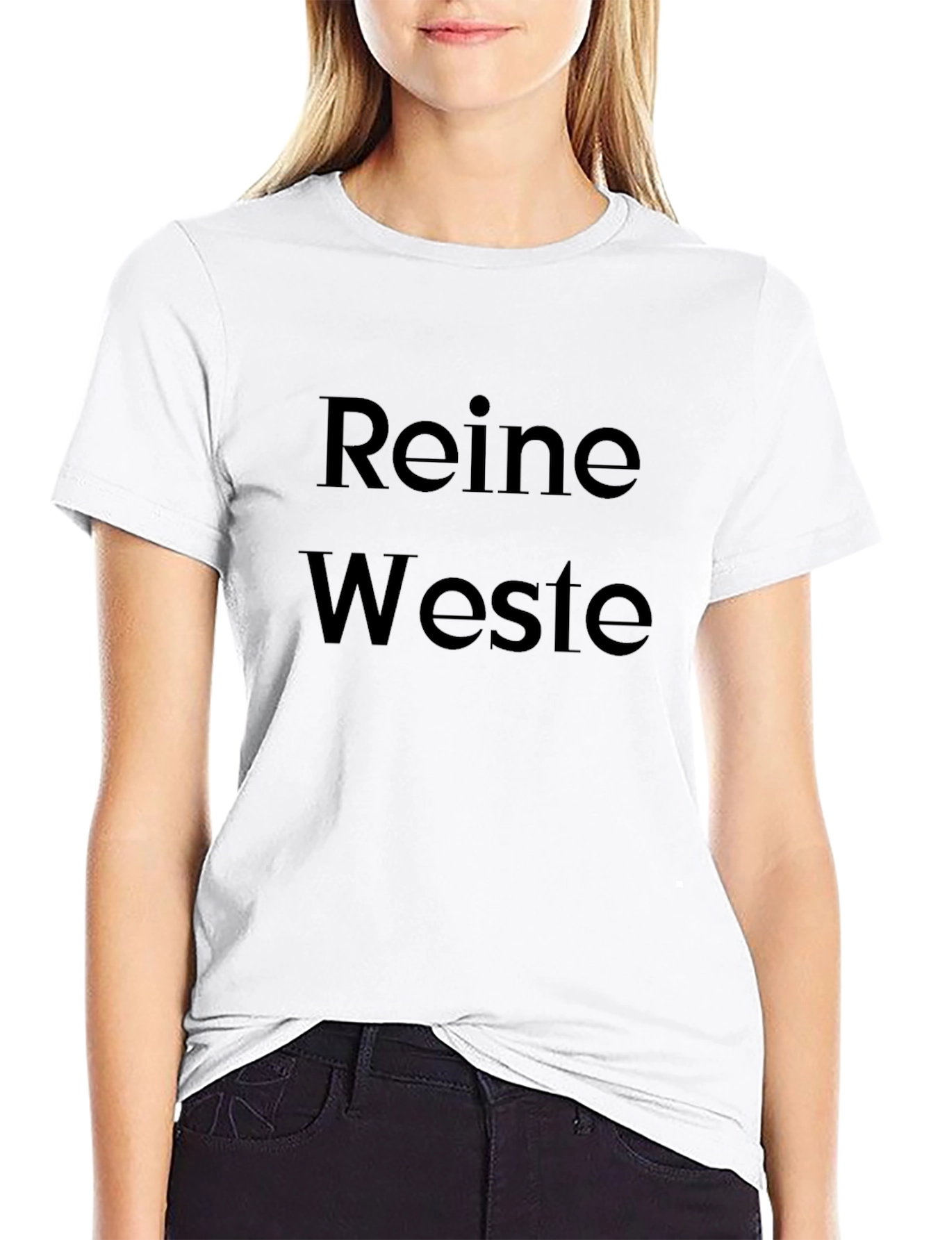 Reine Weste T-Shirt - Classic Black Cotton Tee