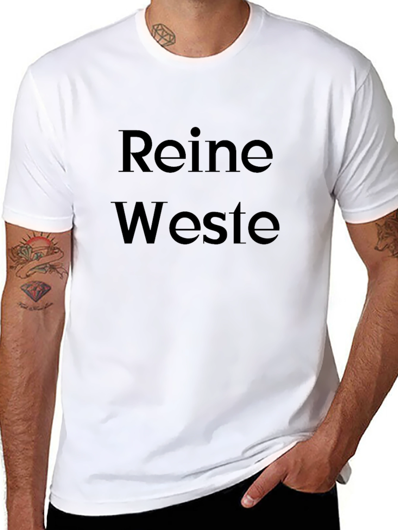Reine Weste T-Shirt - Classic Black Cotton Tee