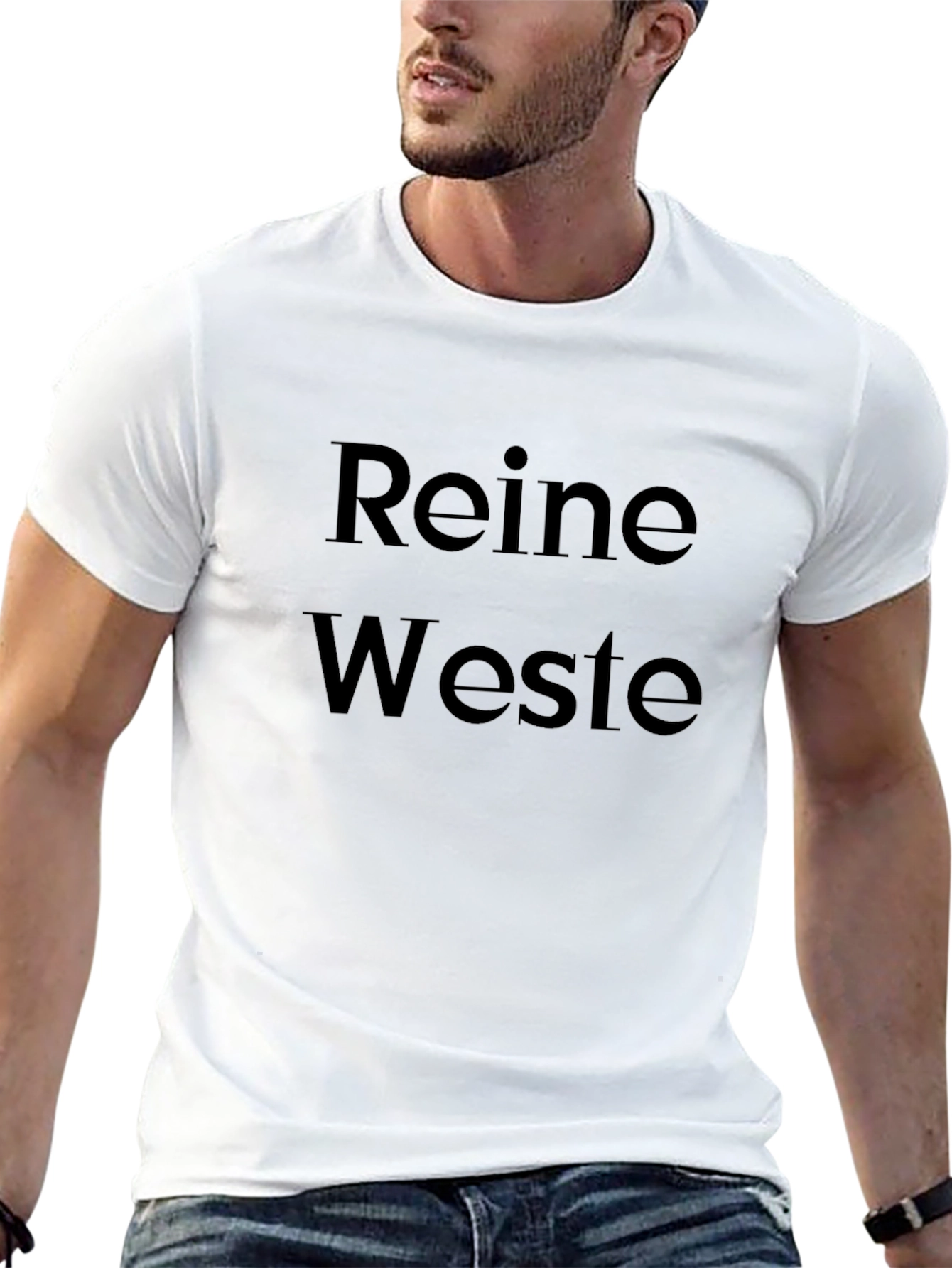 Reine Weste T-Shirt - Classic Black Cotton Tee