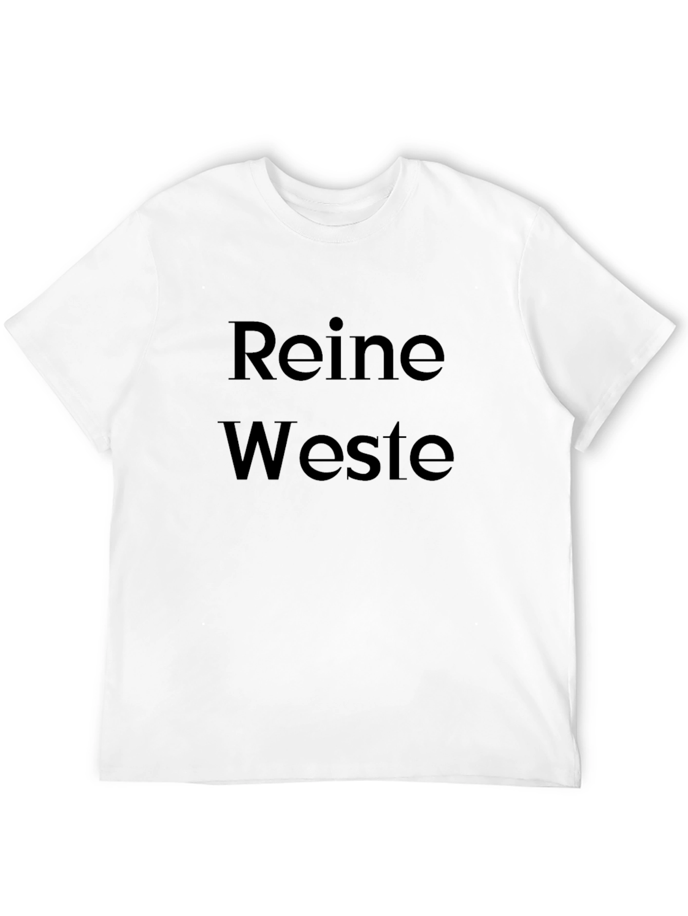 Reine Weste T-Shirt - Classic Black Cotton Tee