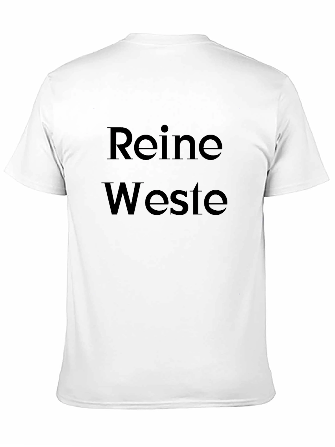 Reine Weste T-Shirt - Classic Black Cotton Tee