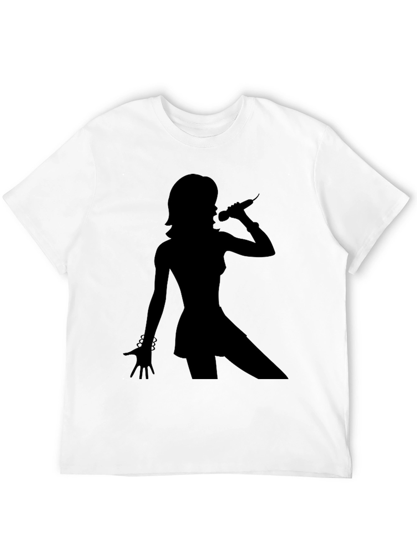 Singer Silhouette Black T-Shirt