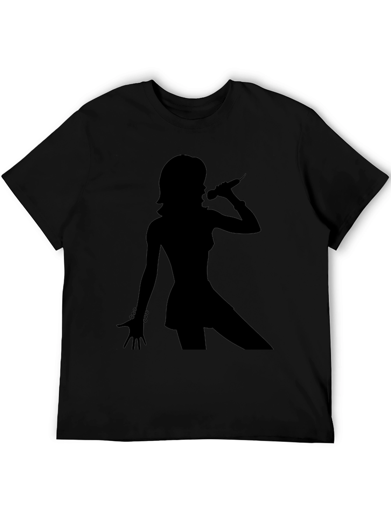 Singer Silhouette Black T-Shirt