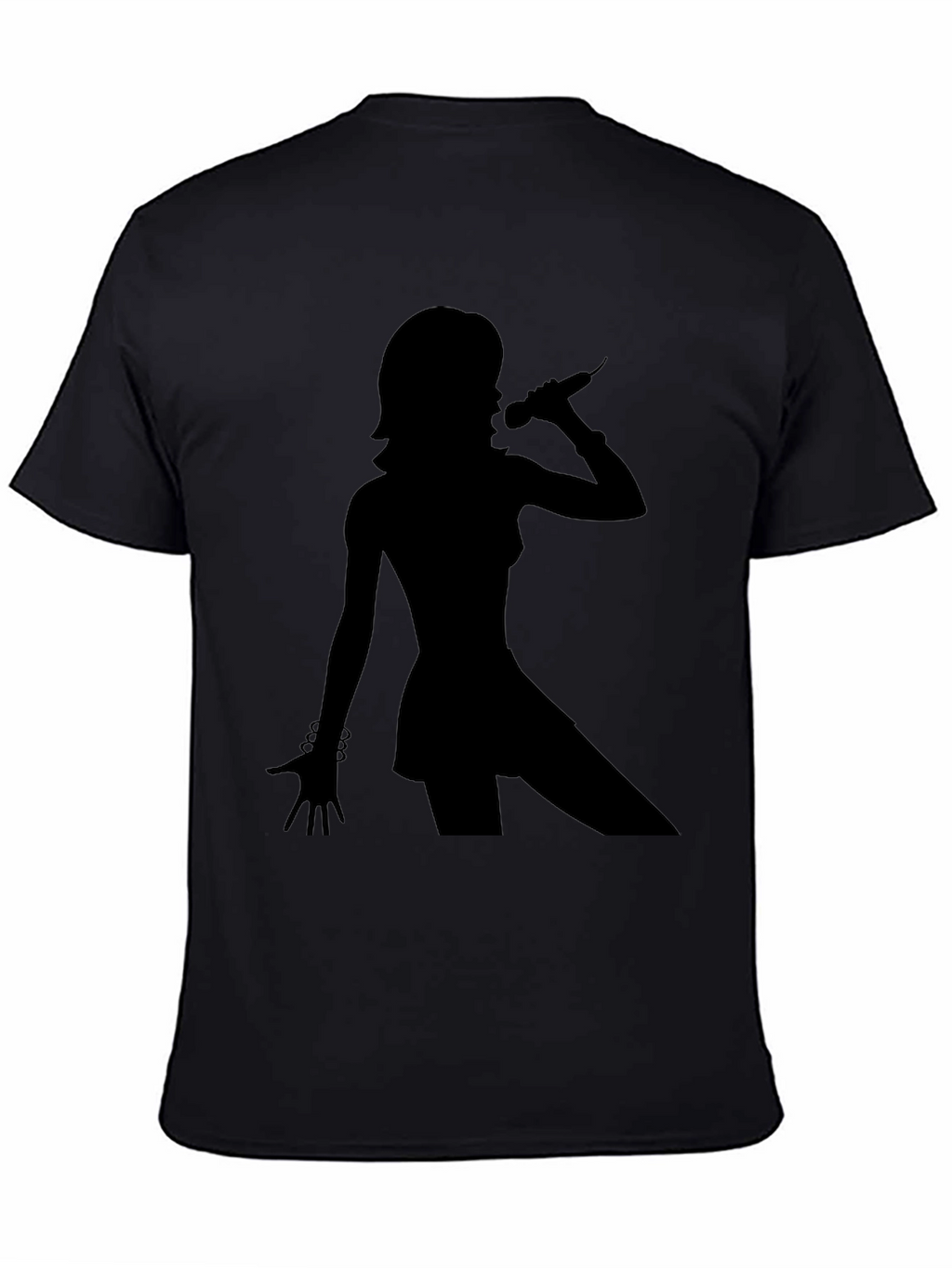 Singer Silhouette Black T-Shirt