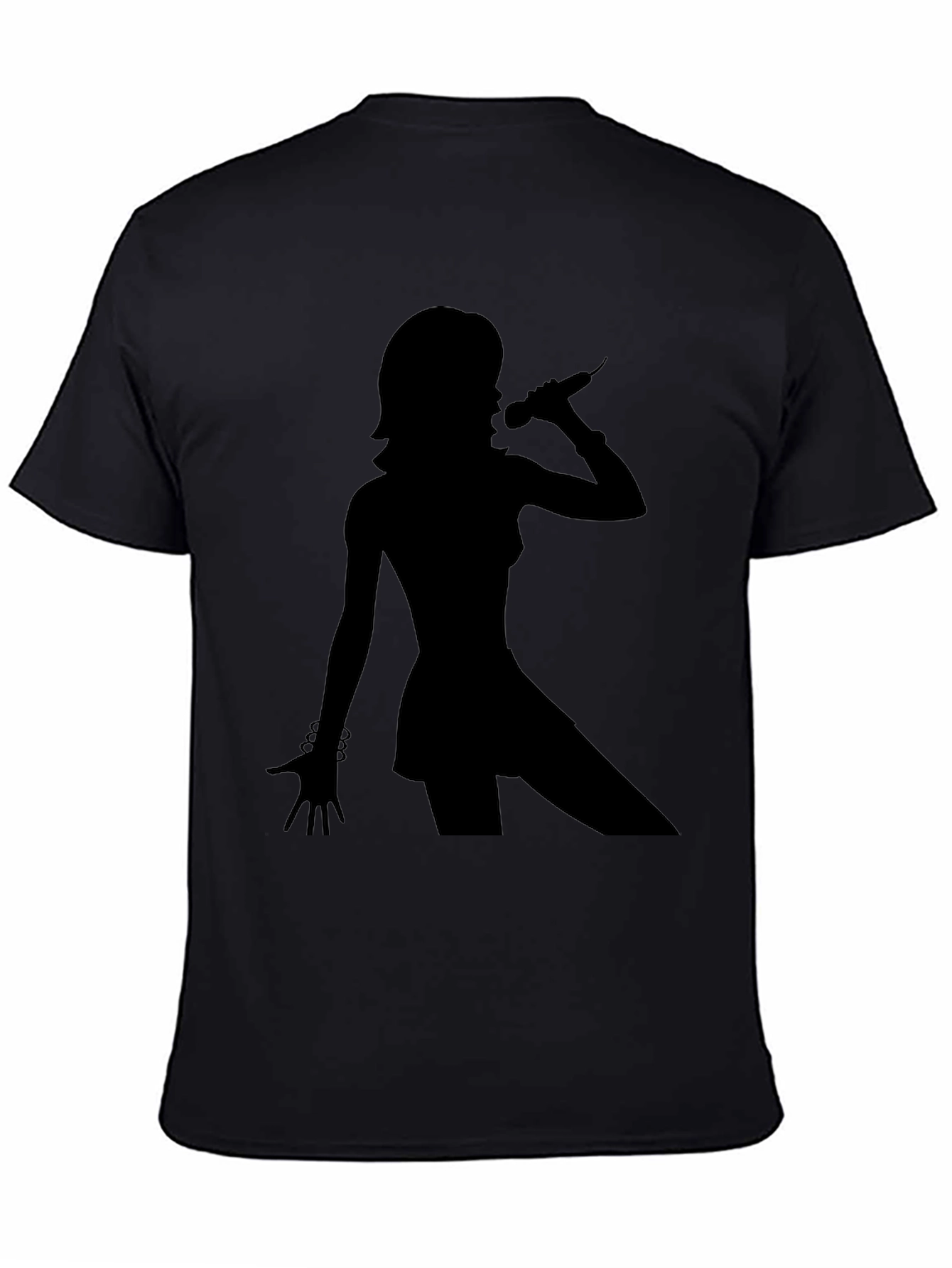 Singer Silhouette Black T-Shirt