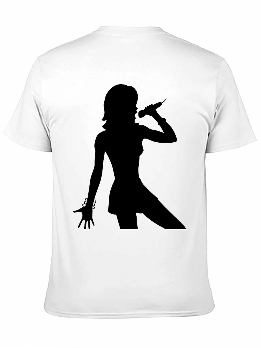 Singer Silhouette Black T-Shirt