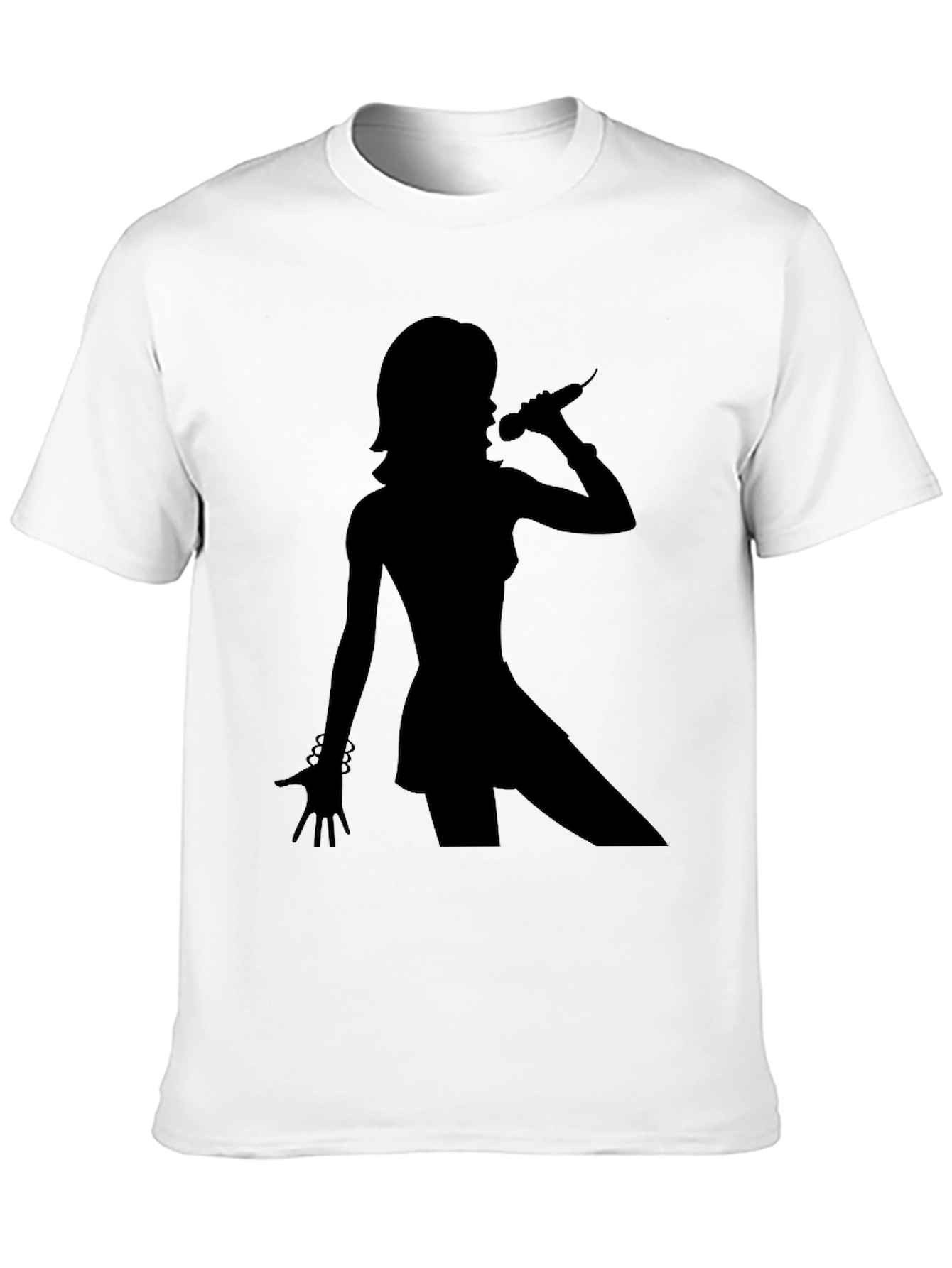 Singer Silhouette Black T-Shirt