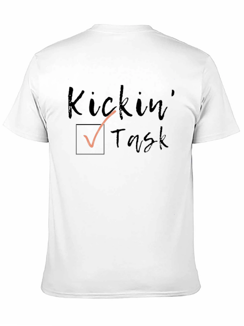 Kicking Task T-Shirt - Black Cotton Tee