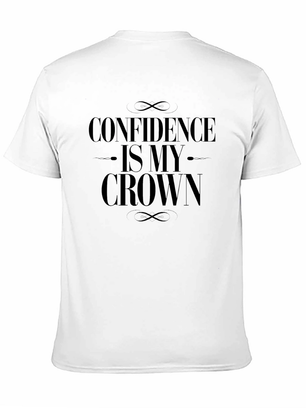Confidence Is My Crown Black T-Shirt